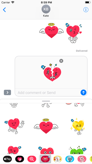 Love Emojis Lovely Emotes Pack(圖2)-速報App