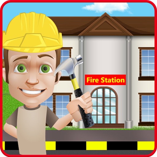 Fire Station House Builder & Construction Game icon