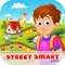 The objective of the "Street Smart Game" is to allow children to learn to care for themselves in a skillful and creative way while safely arriving back home