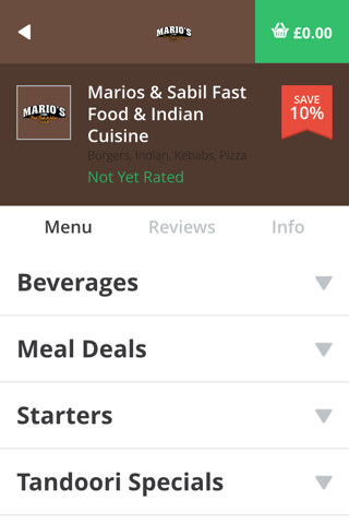 Marios Fast Food & Indian screenshot 3