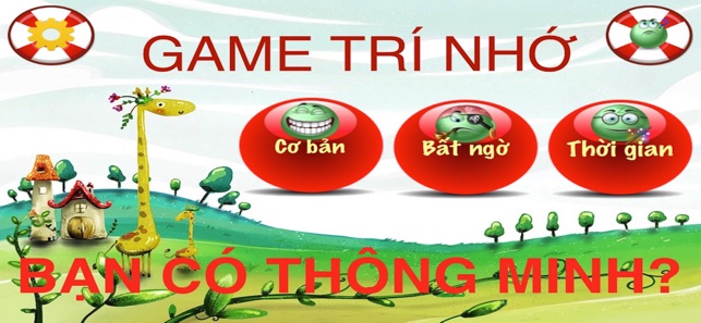 Game trí nhớ-Game trí tuệ