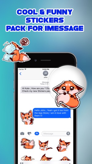 Scoot The Fox Emoji Stickers(圖3)-速報App