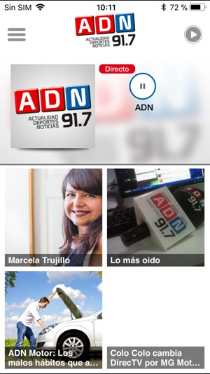 ADN Radio para iPhone