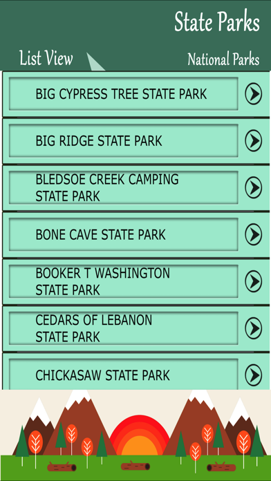 State Parks In Tennessee screenshot 2