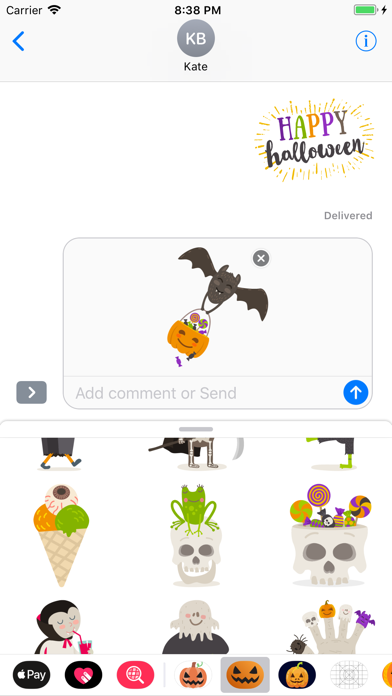 Happy Halloween Dead Sticker screenshot 3