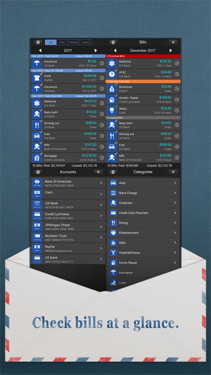 Bills Monitor - Bill Reminder screenshot-3