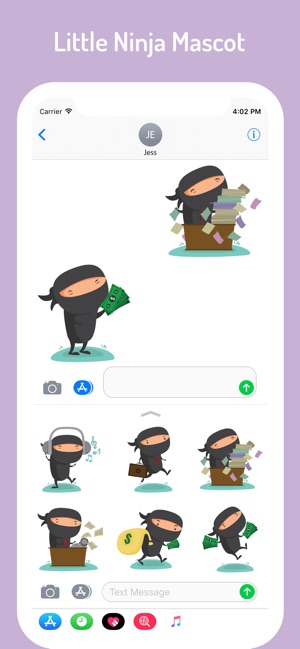 Little Ninja Stickers(圖4)-速報App