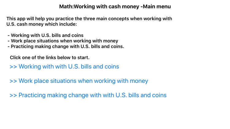 Math:Working with cash money