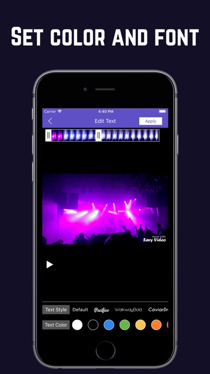 Savy Video Editor - Music