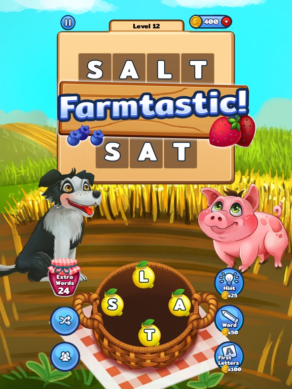 iPad Image of Word Farm - Search Puzzle Game