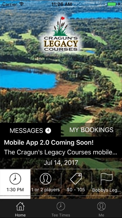 Cragun's Legacy Golf Tee Times