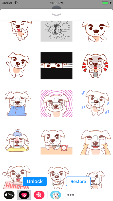 Excited Dog Animated Stickers screenshot 4