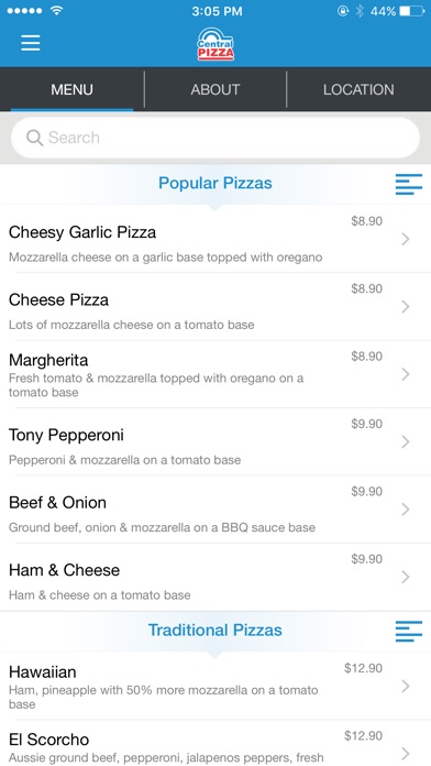 Central Pizza. screenshot 2