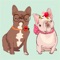 Send the cutest dog stickers
