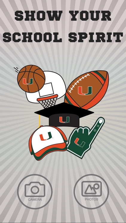 Miami Hurricanes PLUS Selfie Stickers
