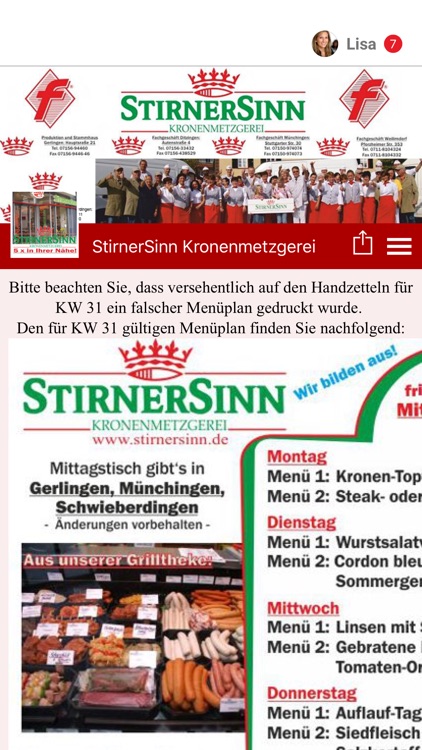 StirnerSinn Kronenmetzgerei
