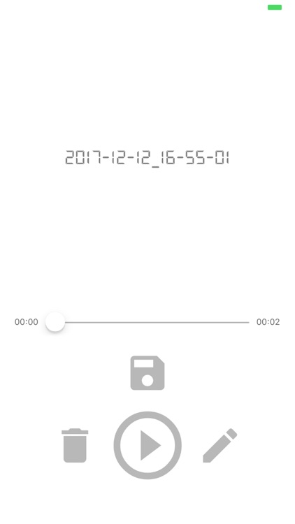 Minimalist Voice Memo