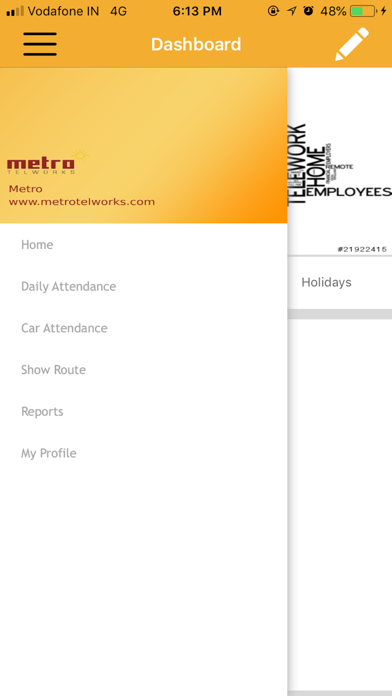 MetroHRMS TH screenshot 2