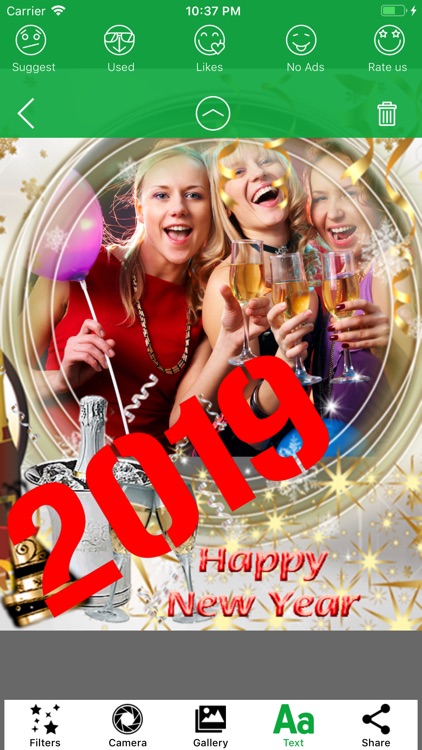 2019 Happy New Year Frames HD