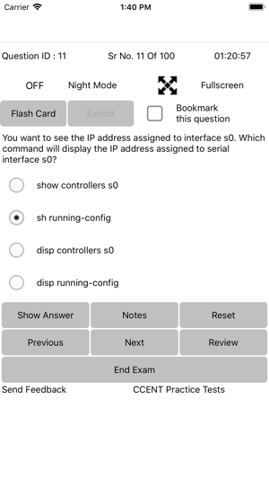 Exam Sim For CCENT 100-105(圖2)-速報App