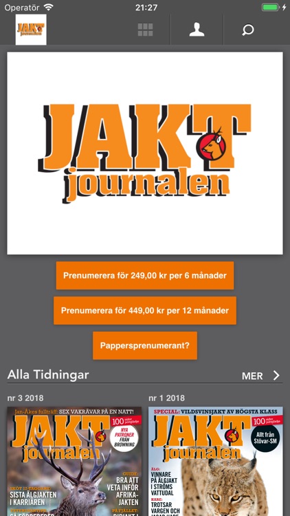 Tidningen Jaktjournalen