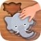 The animal puzzle game is the ideal application for your children