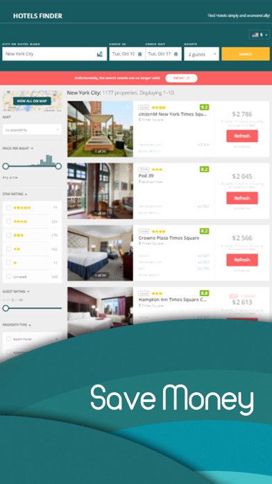 Hotels Finder - Hot deals screenshot 2