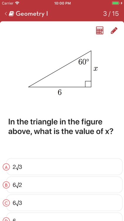 SAT Math: Practice Questions