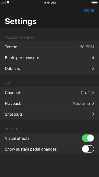 Nocturne MIDI Recorder screenshot-3