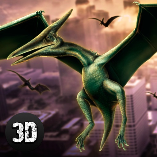 Dino Pterodactyl City Rampage 3D iOS App