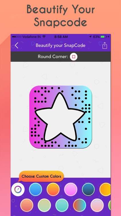 Beautify your SnapCode