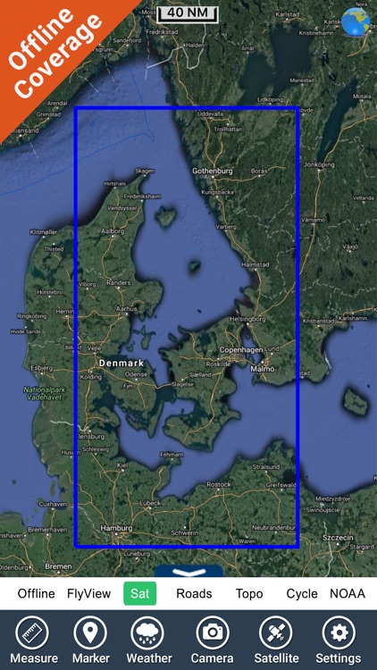 Marine Kattegat HD GPS chart fishing map navigator screenshot-4