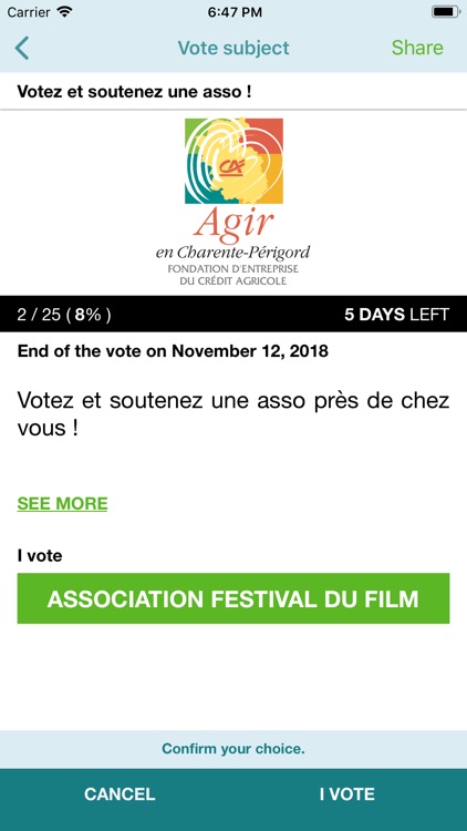 Crédit Agricole – Le Vote CACP screenshot-7