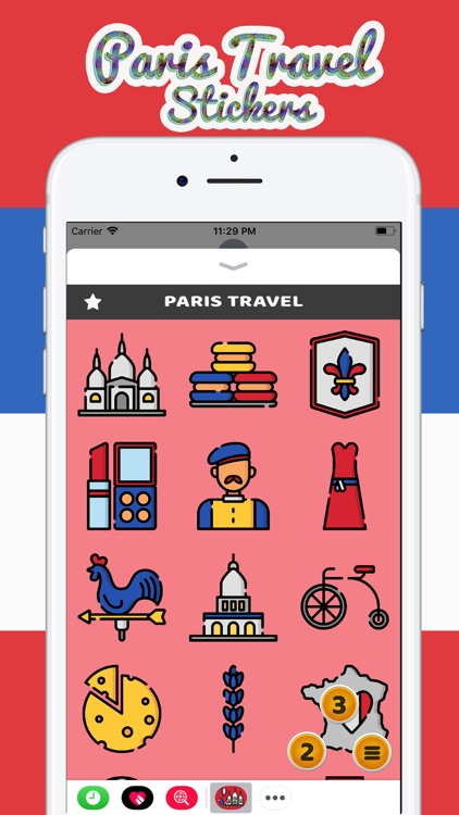 Paris Travel Stickers