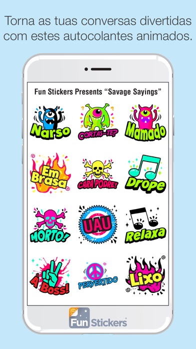 Dizeres Selvagens iSticker screenshot 2