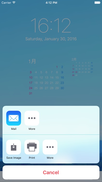 Lock Screen Calendar by Stylegraph Inc.