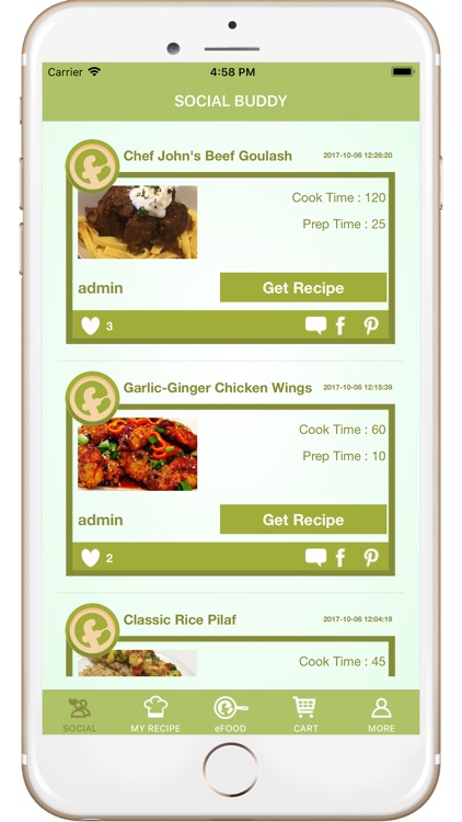 eFood - The  Recipe App