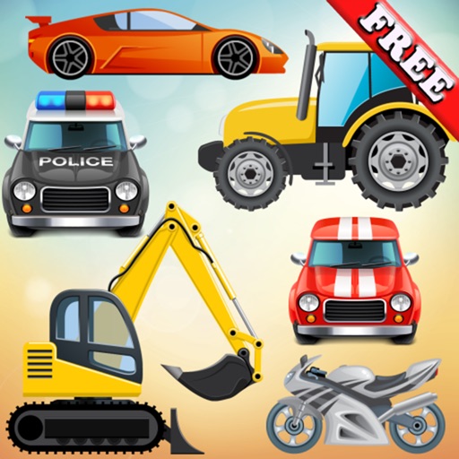 Vehicles and Cars for Toddlers iOS App