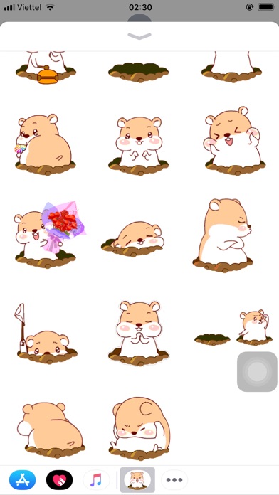 Hamsters Animated Stickers screenshot 2
