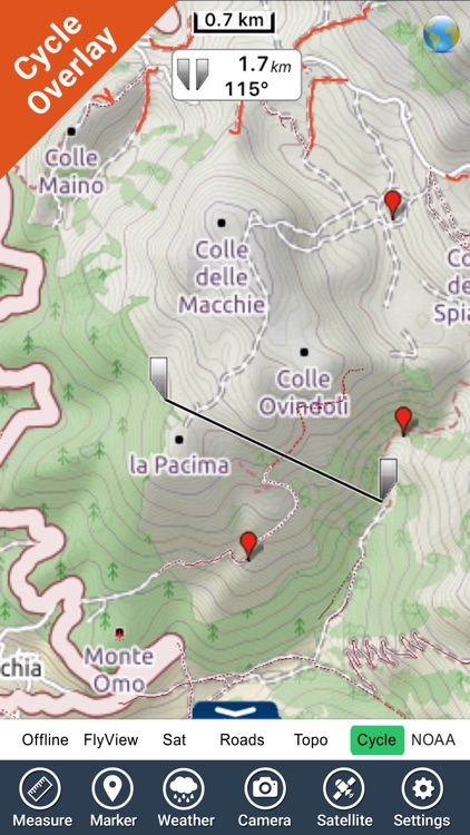 Gran Sasso e Monti della Laga NP GPS chart