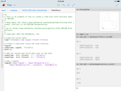 MATLAB Mobile screenshot 3