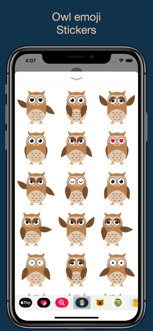 Owl Emoji - Cute Smiles(圖1)-速報App