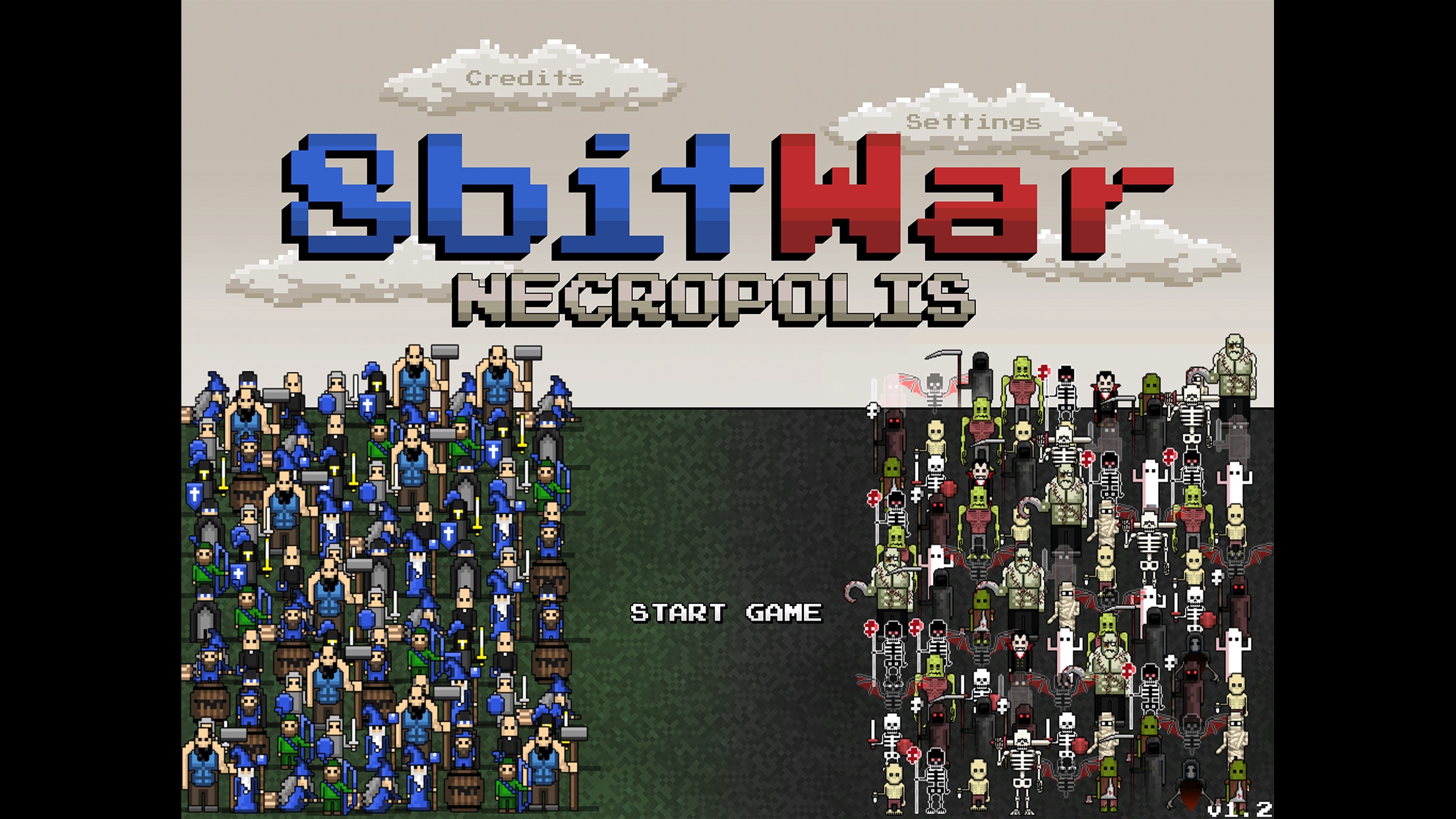 Screenshot do app 8bitWar: Necropolis