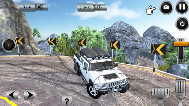 6x6 Offroad Pickup Truck Sim screenshot-3