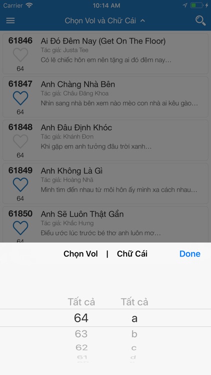 Karaoke List Vietnam screenshot-3