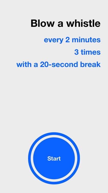 Easy Whistle Timer