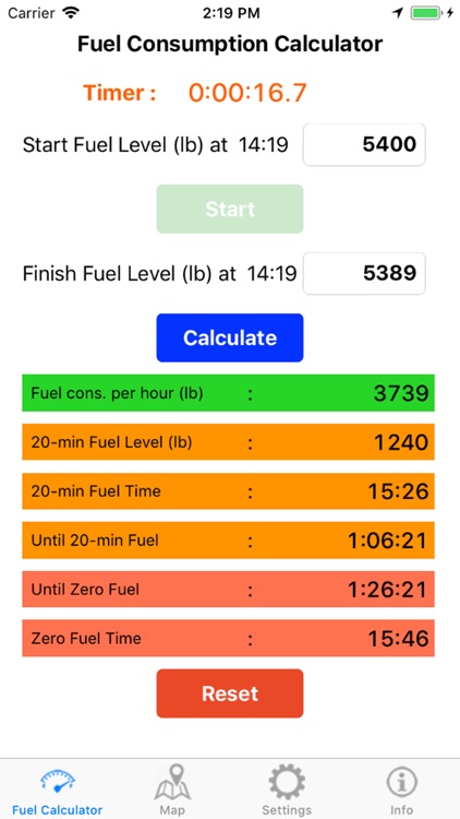 AC Fuel Calculator