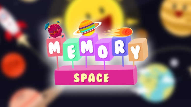 Memory game for kids - Space