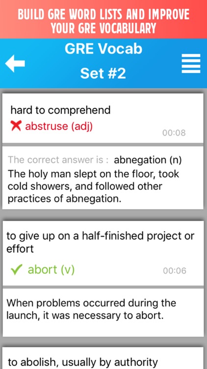 GRE Vocabulary and Practice screenshot-4