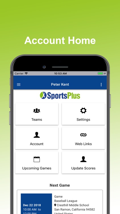 SportsPlus - Manage Sports